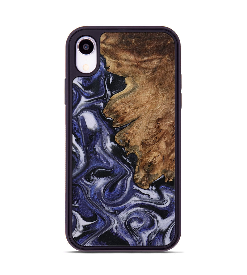iPhone Xr Wood Phone Case - Vernell (Purple, 799212)