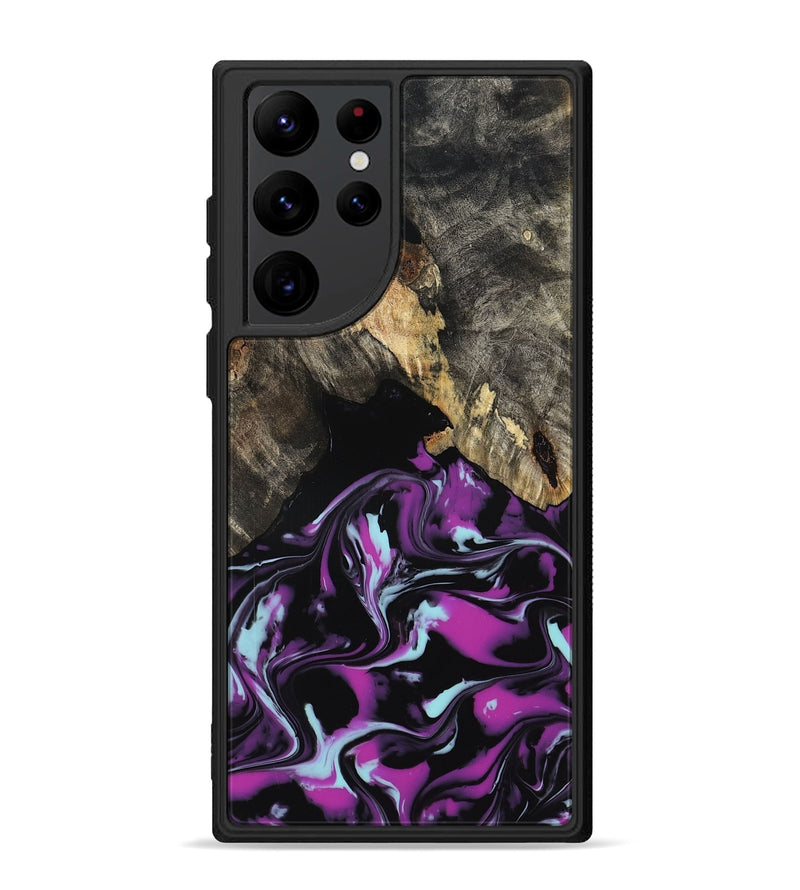 Galaxy S22 Ultra Wood Phone Case - Arlen (Purple, 799213)