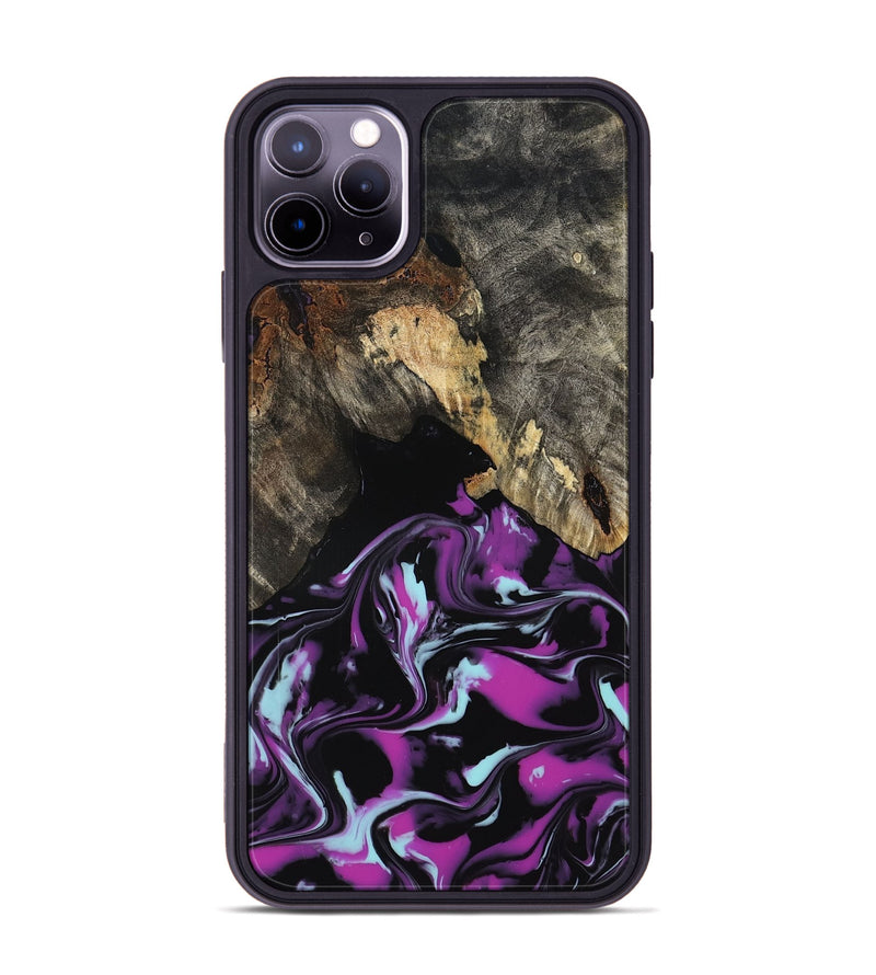 iPhone 11 Pro Max Wood Phone Case - Arlen (Purple, 799213)