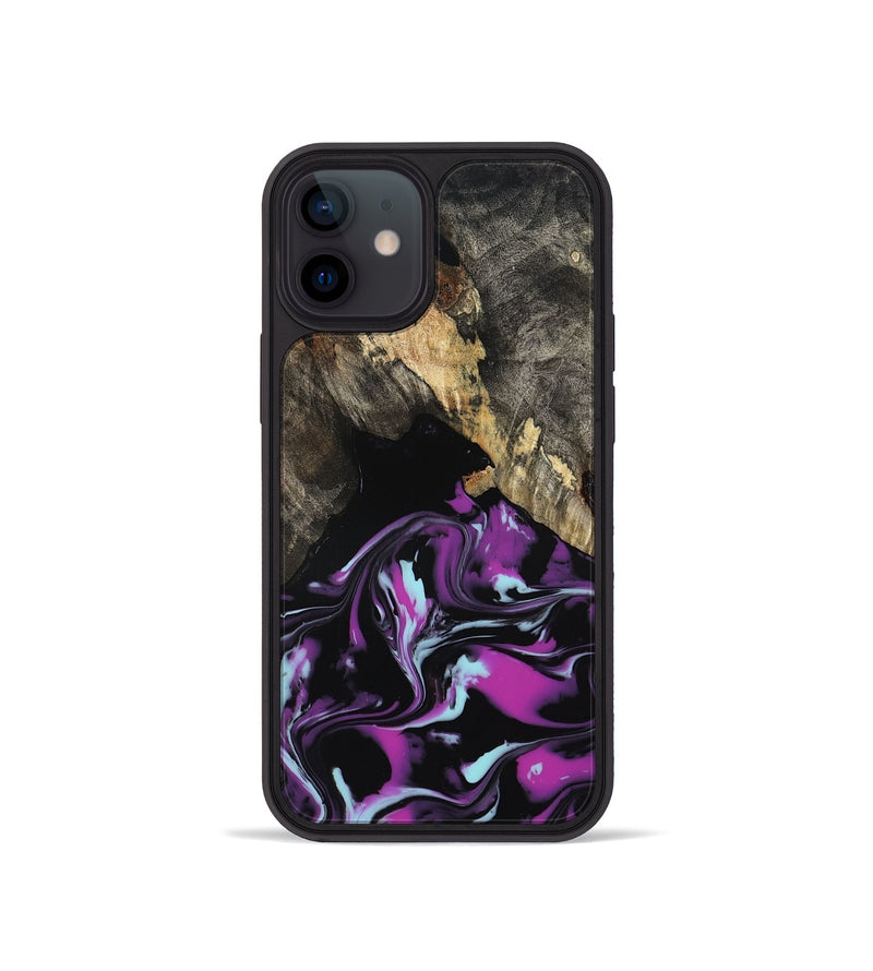 iPhone 12 mini Wood Phone Case - Arlen (Purple, 799213)