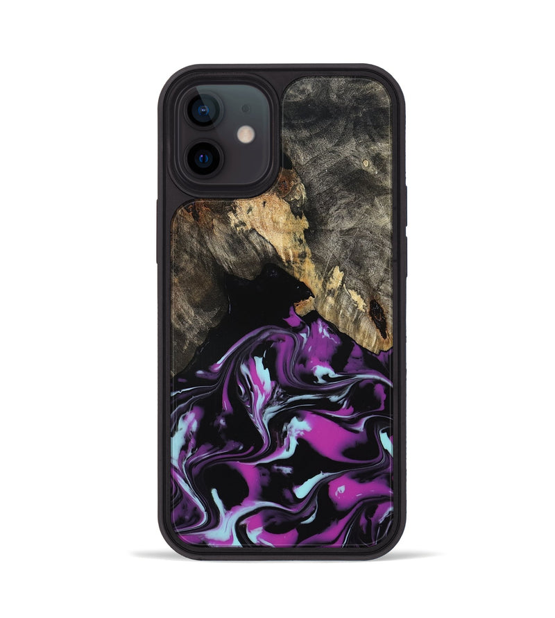 iPhone 12 Wood Phone Case - Arlen (Purple, 799213)