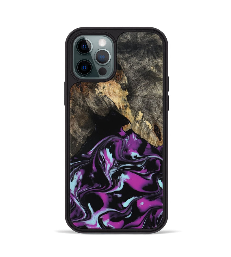 iPhone 12 Pro Wood Phone Case - Arlen (Purple, 799213)
