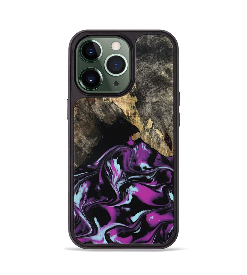 iPhone 13 Pro Wood Phone Case - Arlen (Purple, 799213)