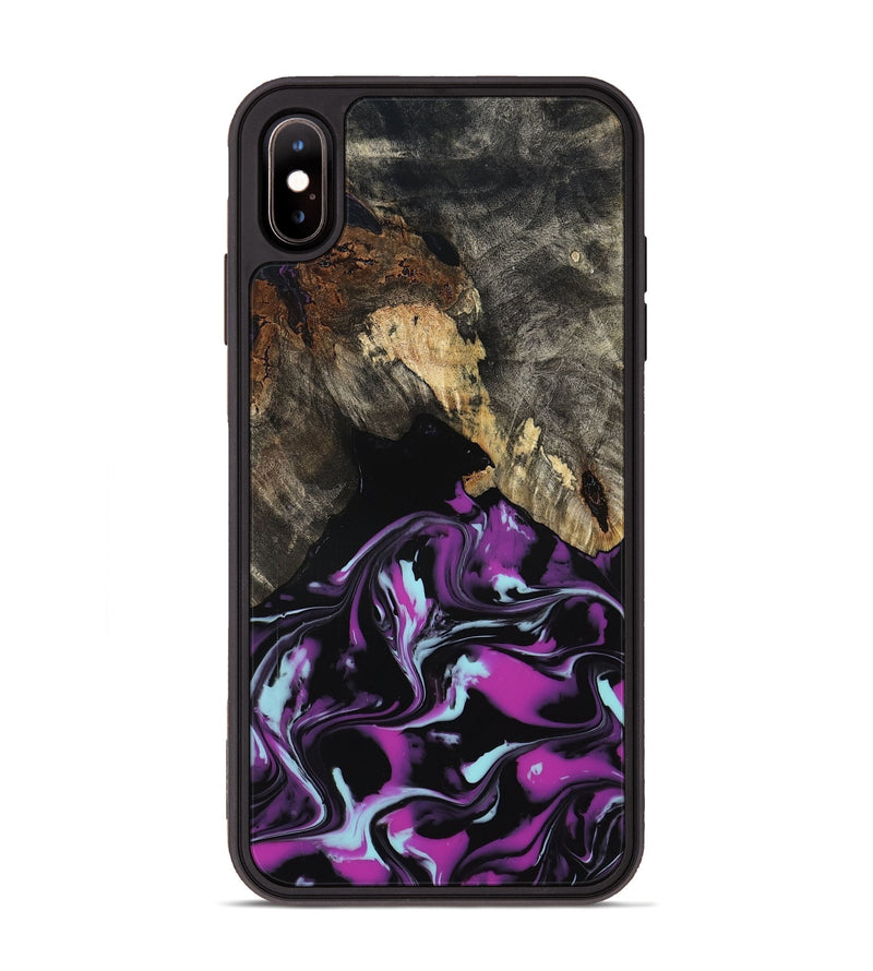 iPhone Xs Max Wood Phone Case - Arlen (Purple, 799213)