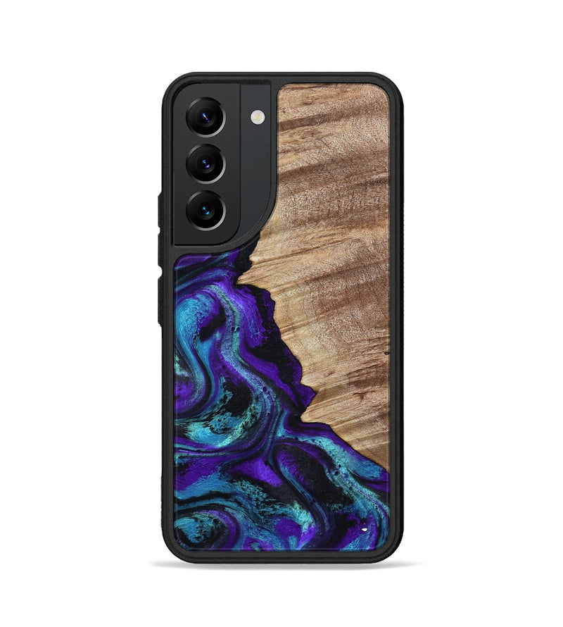 Galaxy S22 Wood Phone Case - Wendi (Purple, 799214)