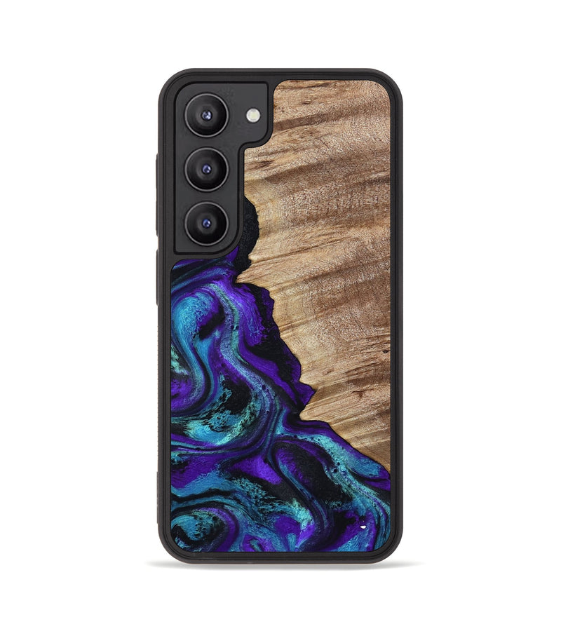 Galaxy S23 Wood Phone Case - Wendi (Purple, 799214)