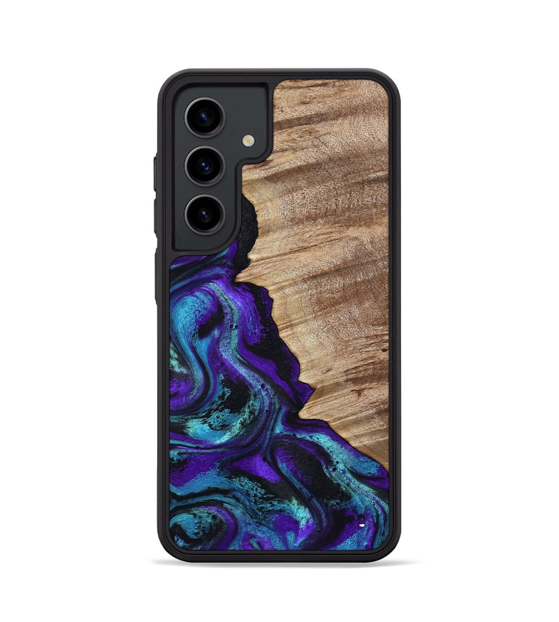 Galaxy S24 Wood Phone Case - Wendi (Purple, 799214)