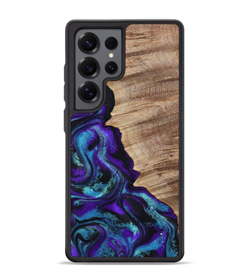 Galaxy S25 Ultra Wood Phone Case - Wendi (Purple, 799214)