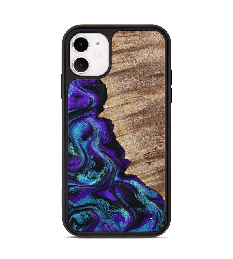 iPhone 11 Wood Phone Case - Wendi (Purple, 799214)