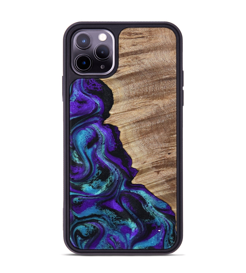 iPhone 11 Pro Max Wood Phone Case - Wendi (Purple, 799214)
