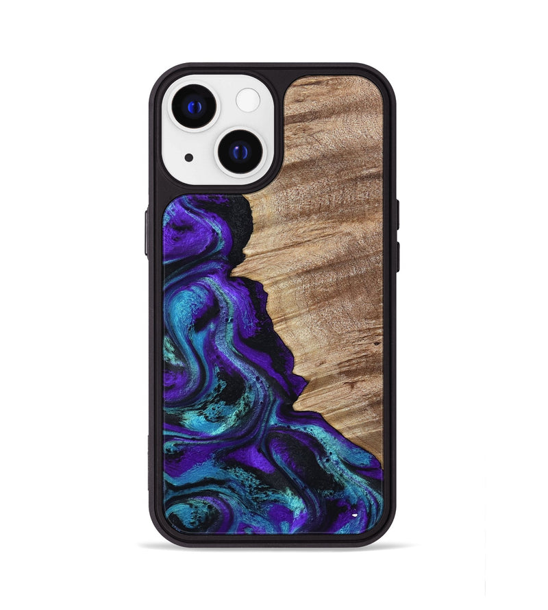 iPhone 13 Wood Phone Case - Wendi (Purple, 799214)