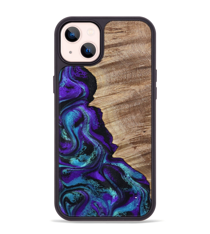 iPhone 14 Plus Wood Phone Case - Wendi (Purple, 799214)