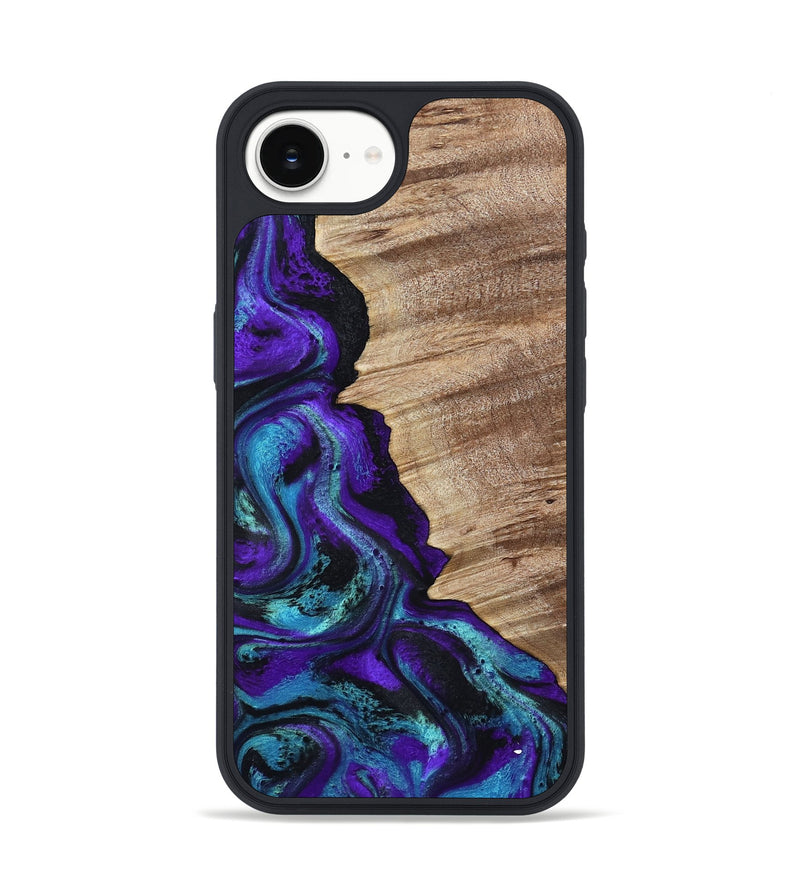 iPhone 16e Wood Phone Case - Wendi (Purple, 799214)