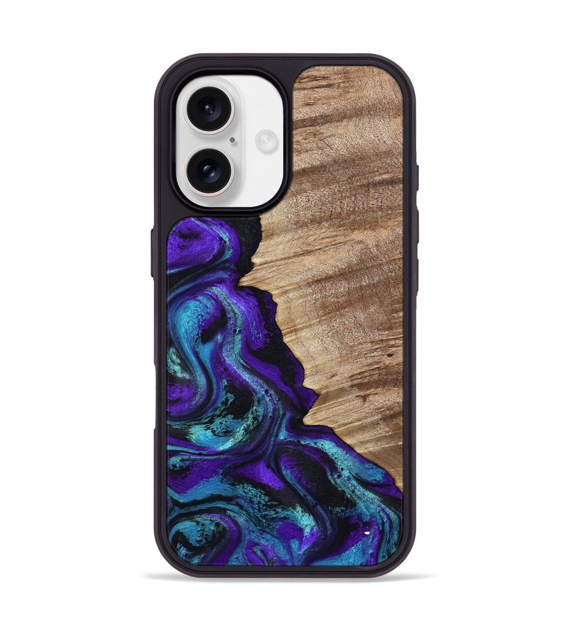 iPhone 17 Wood Phone Case - Wendi (Purple, 799214)