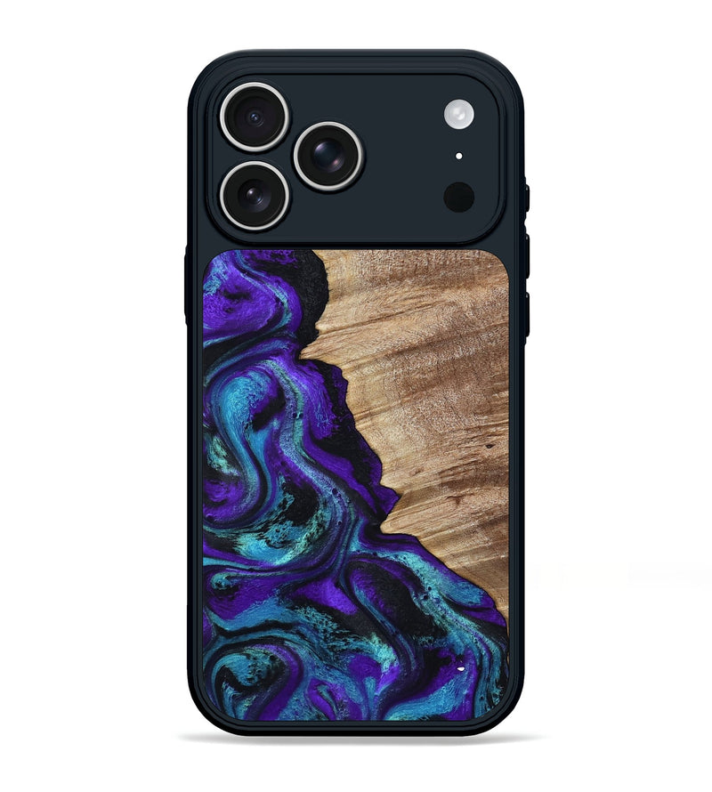 iPhone 17 Pro Max Wood Phone Case - Wendi (Purple, 799214)
