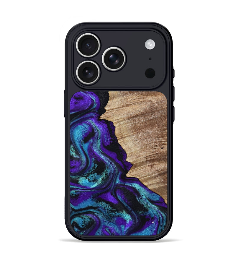 iPhone 17 Pro Wood Phone Case - Wendi (Purple, 799214)