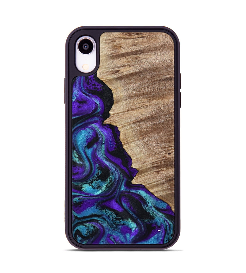 iPhone Xr Wood Phone Case - Wendi (Purple, 799214)