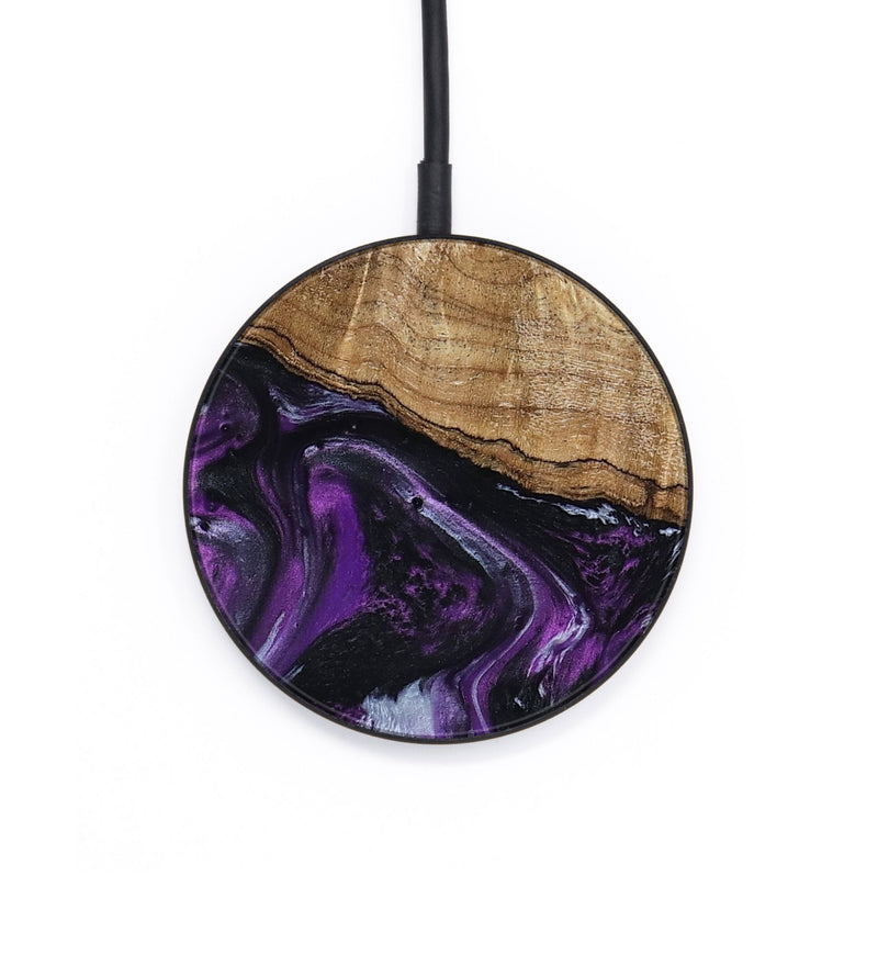 Circle Wood Wireless Charger - Jevon (Purple, 799216)