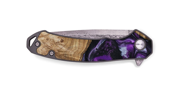 EDC Wood Pocket Knife - Jevon (Purple, 799216)