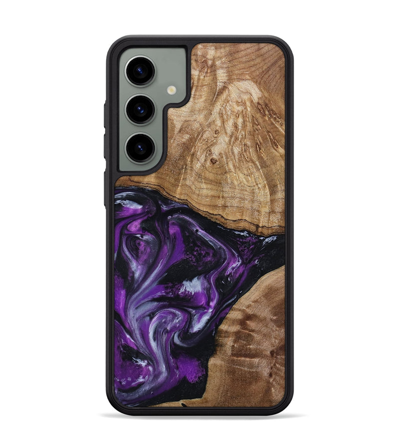 Galaxy S24 Plus Wood Phone Case - Jevon (Purple, 799216)