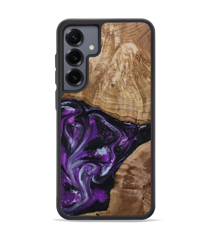 Galaxy S25 Plus Wood Phone Case - Jevon (Purple, 799216)