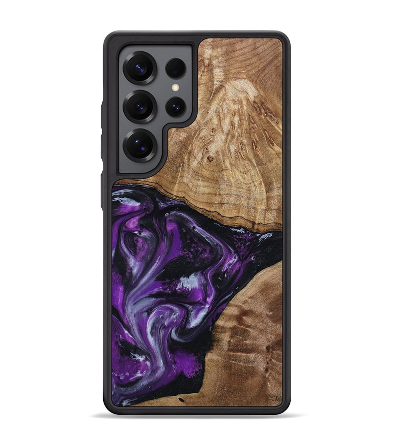 Galaxy S25 Ultra Wood Phone Case - Jevon (Purple, 799216)