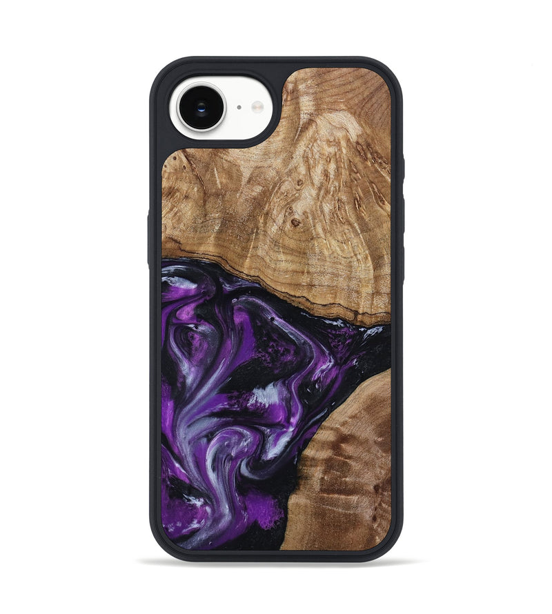 iPhone 16e Wood Phone Case - Jevon (Purple, 799216)