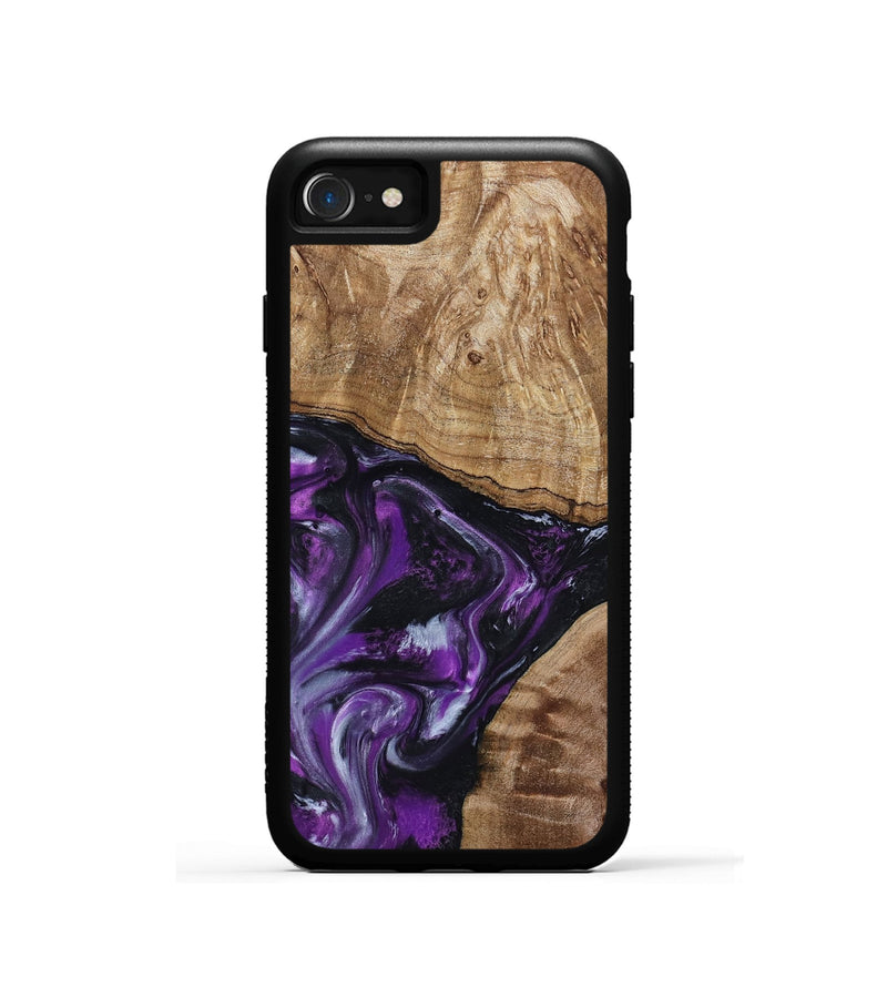 iPhone SE Wood Phone Case - Jevon (Purple, 799216)