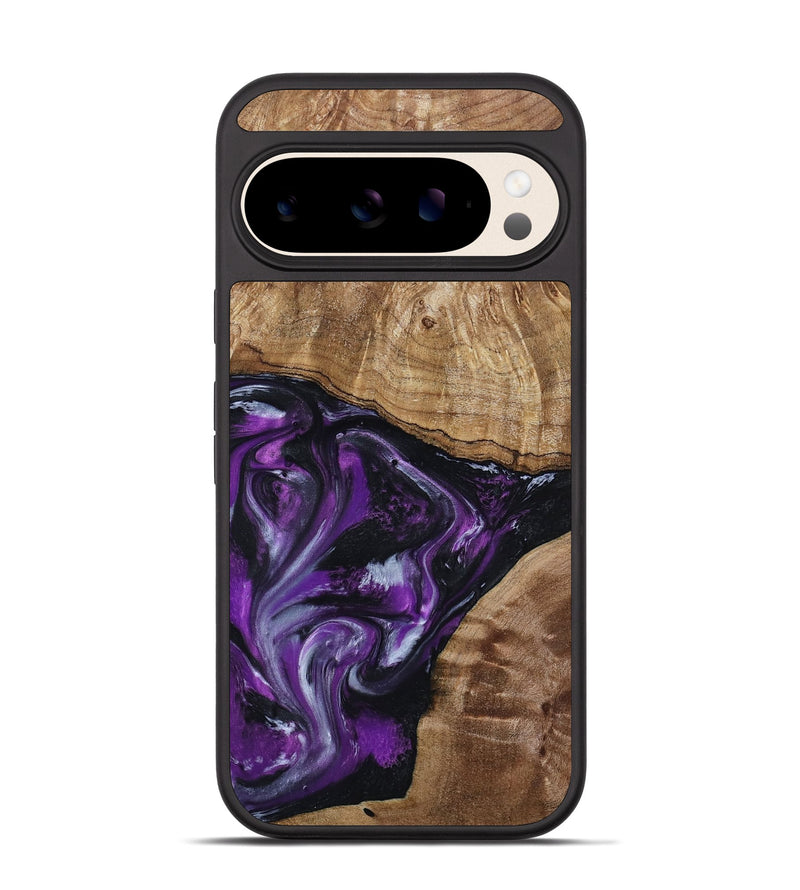 Pixel 10 Wood Phone Case - Jevon (Purple, 799216)