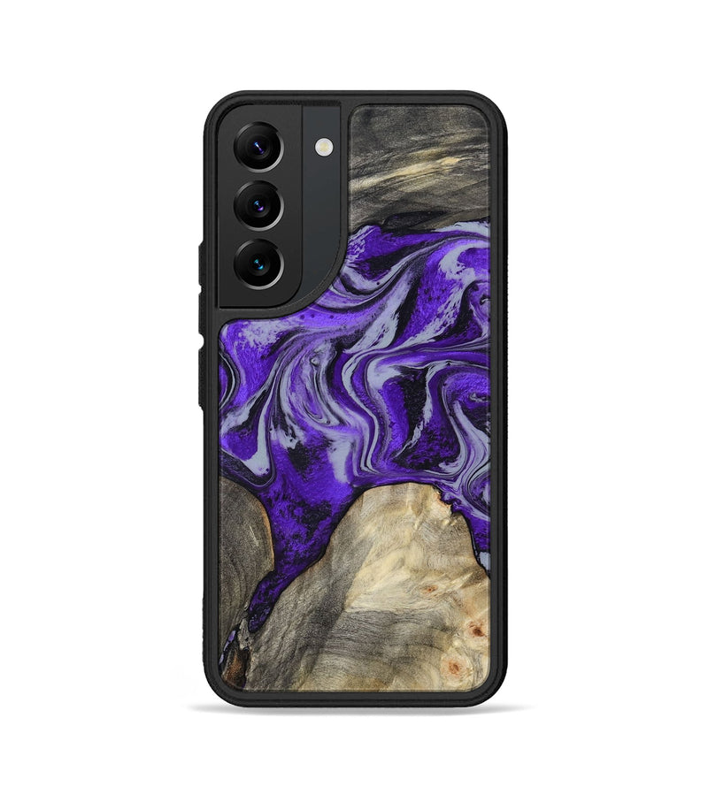Galaxy S22 Wood Phone Case - Hope (Purple, 799217)