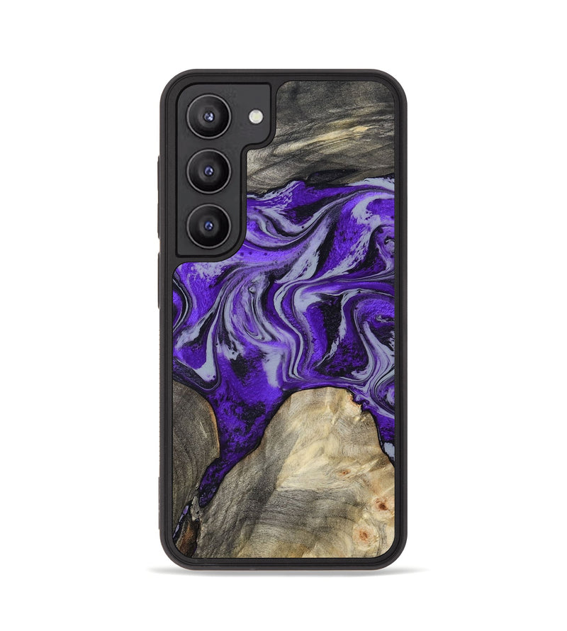 Galaxy S23 Wood Phone Case - Hope (Purple, 799217)