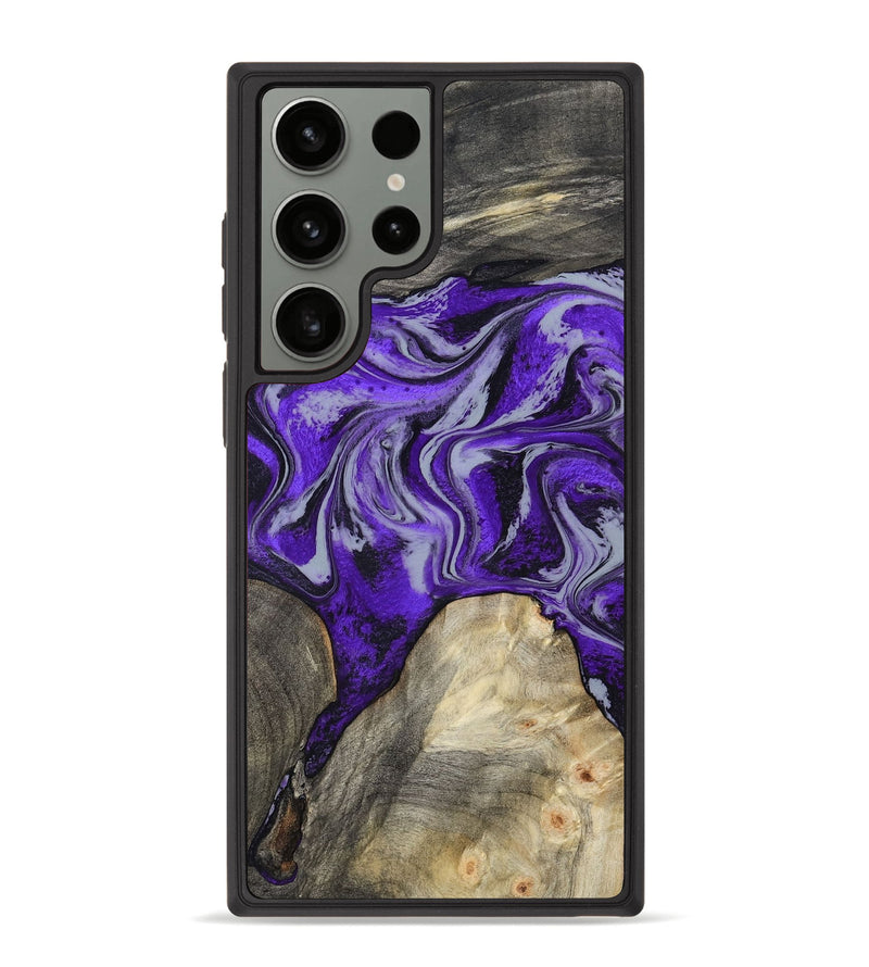 Galaxy S23 Ultra Wood Phone Case - Hope (Purple, 799217)