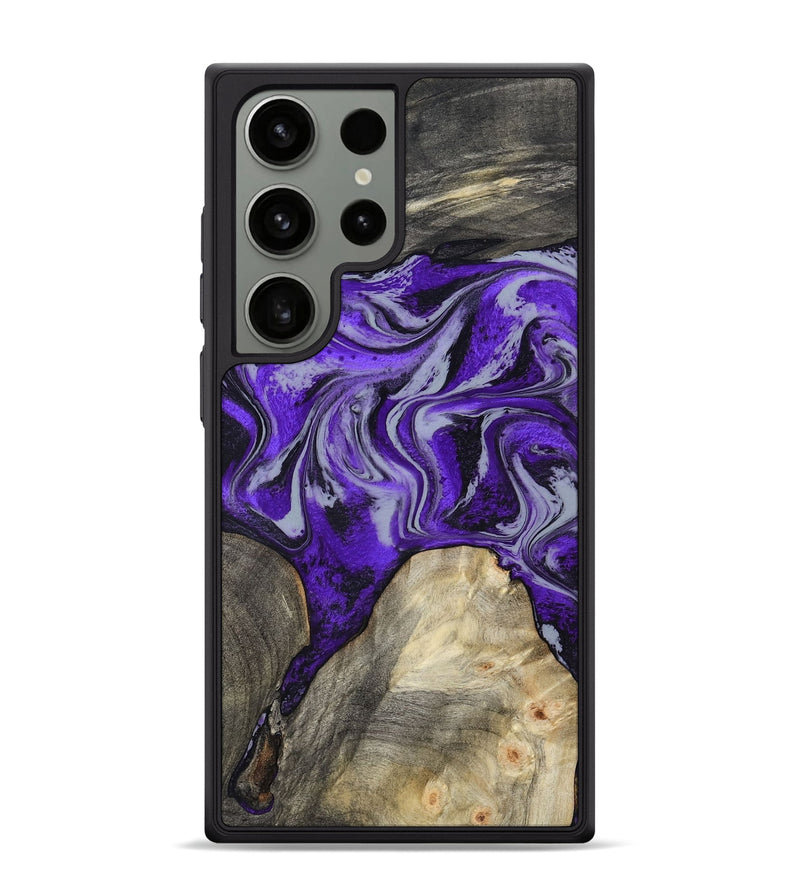 Galaxy S24 Ultra Wood Phone Case - Hope (Purple, 799217)