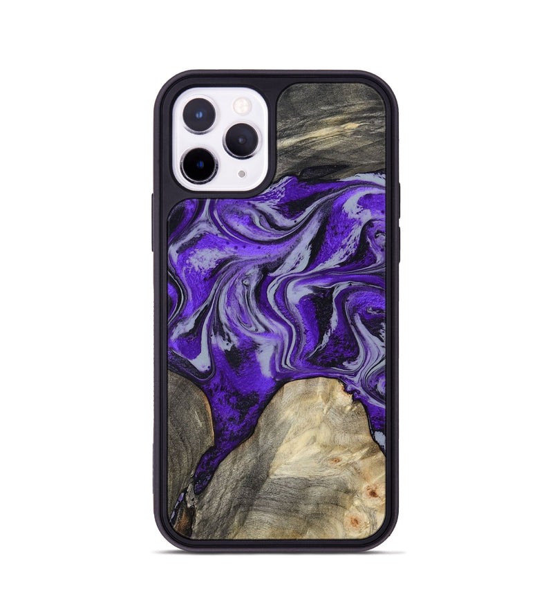 iPhone 11 Pro Wood Phone Case - Hope (Purple, 799217)