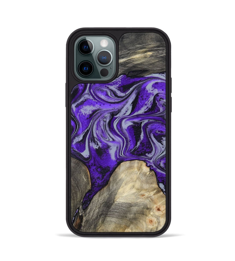 iPhone 12 Pro Wood Phone Case - Hope (Purple, 799217)