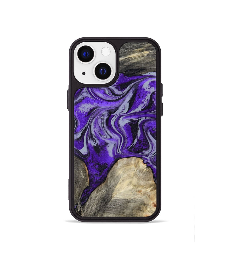 iPhone 13 mini Wood Phone Case - Hope (Purple, 799217)
