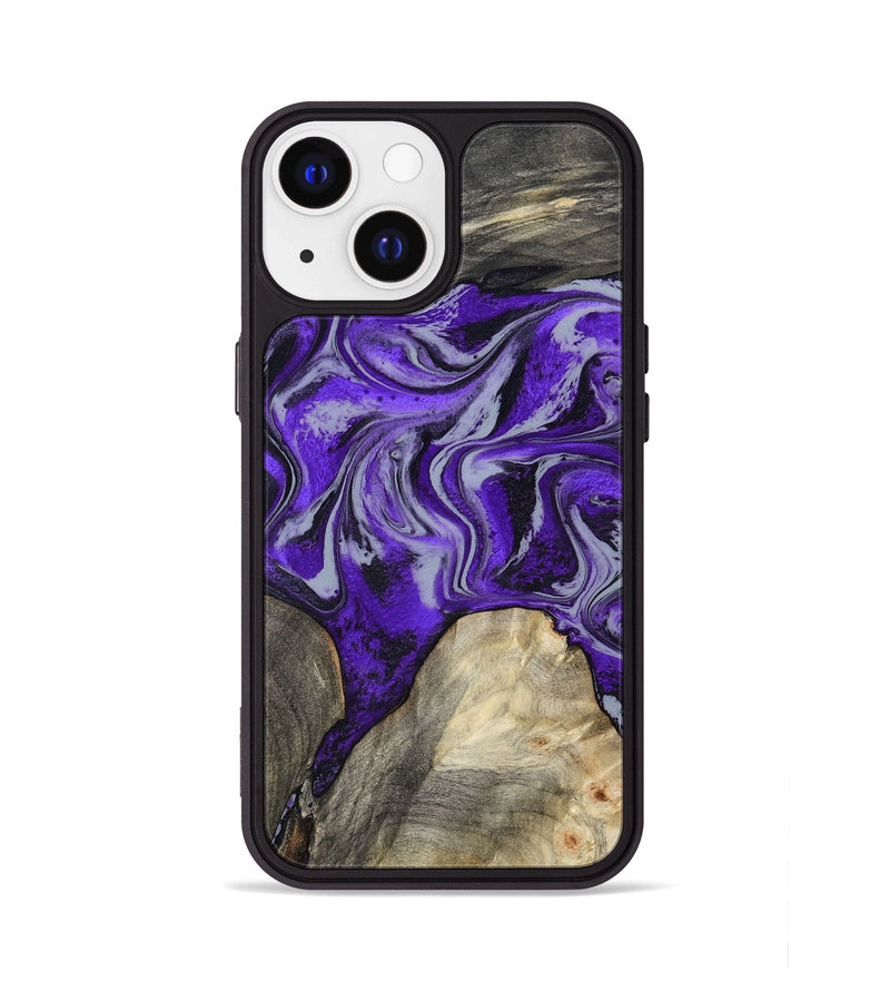 iPhone 13 Wood Phone Case - Hope (Purple, 799217)