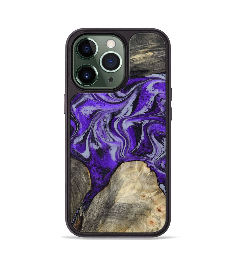 iPhone 13 Pro Wood Phone Case - Hope (Purple, 799217)