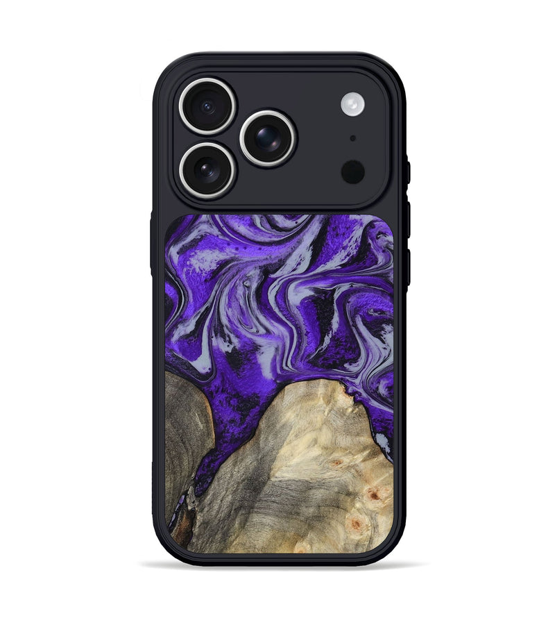 iPhone 17 Pro Wood Phone Case - Hope (Purple, 799217)