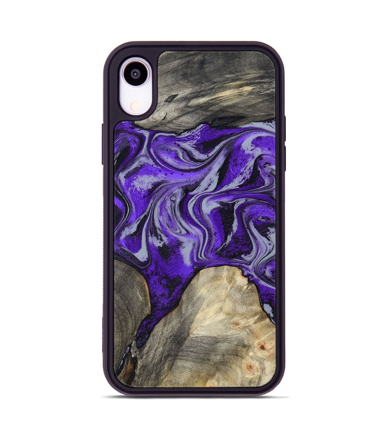 iPhone Xr Wood Phone Case - Hope (Purple, 799217)