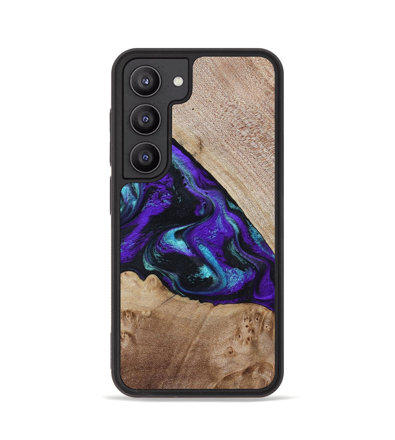 Galaxy S23 Wood Phone Case - Grady (Purple, 799218)
