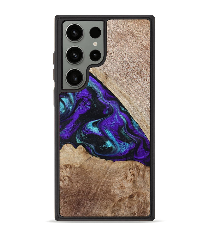 Galaxy S23 Ultra Wood Phone Case - Grady (Purple, 799218)
