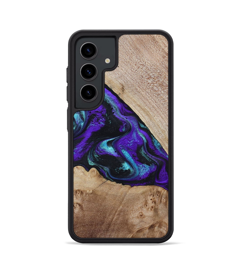 Galaxy S24 Wood Phone Case - Grady (Purple, 799218)