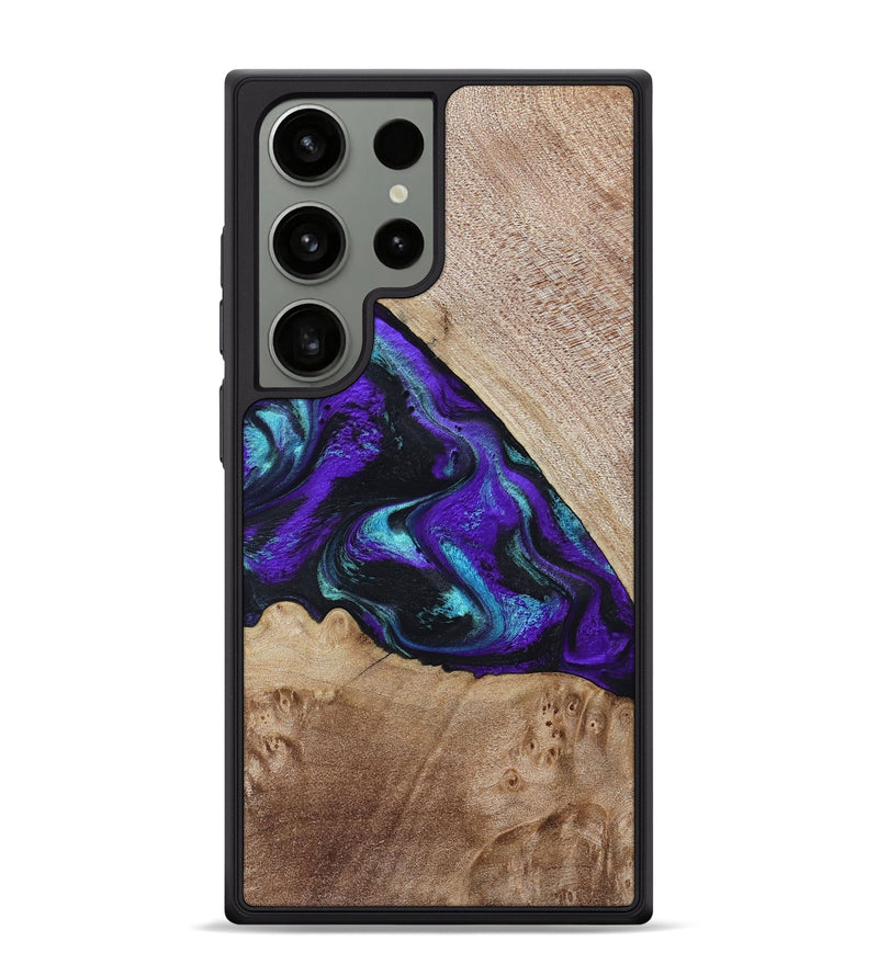 Galaxy S24 Ultra Wood Phone Case - Grady (Purple, 799218)