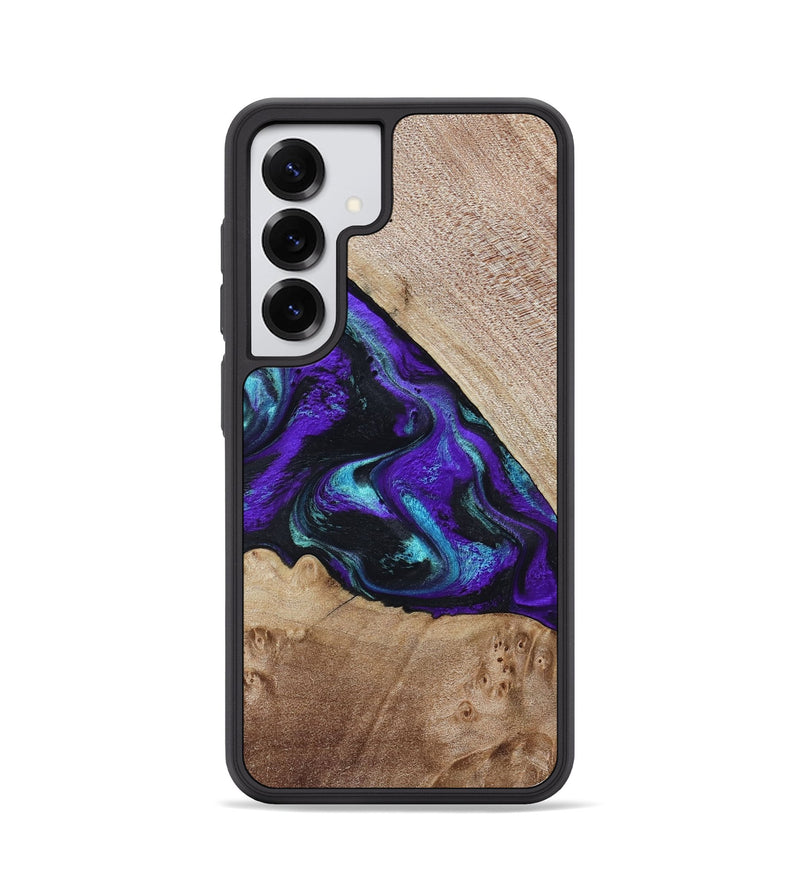 Galaxy S25 Wood Phone Case - Grady (Purple, 799218)