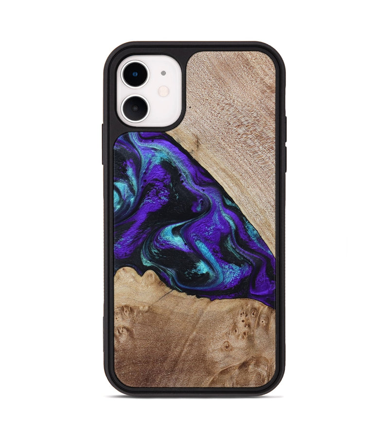 iPhone 11 Wood Phone Case - Grady (Purple, 799218)