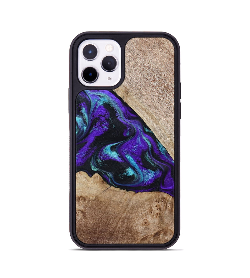 iPhone 11 Pro Wood Phone Case - Grady (Purple, 799218)