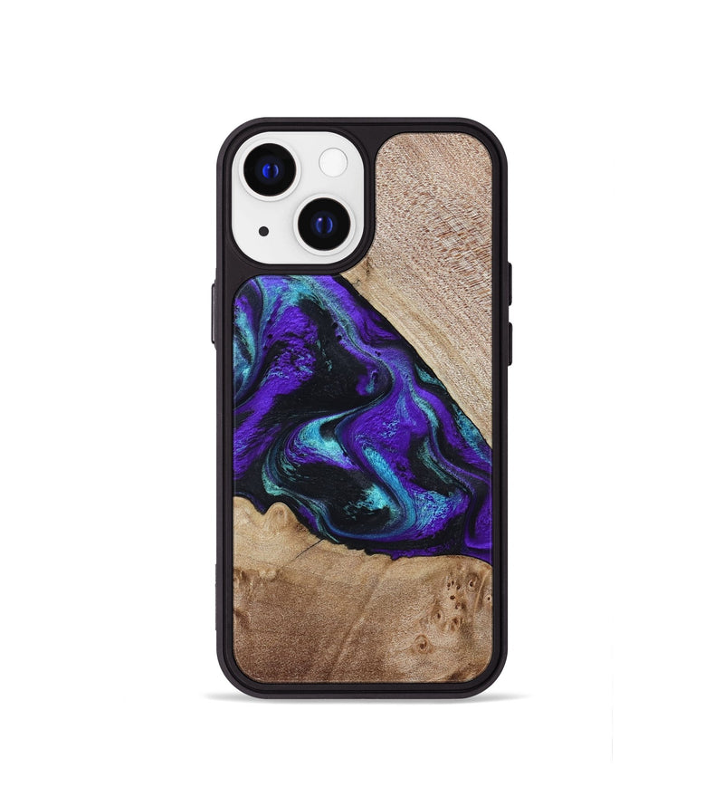 iPhone 13 mini Wood Phone Case - Grady (Purple, 799218)