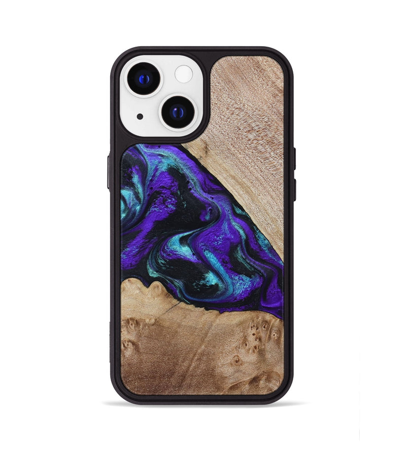 iPhone 13 Wood Phone Case - Grady (Purple, 799218)