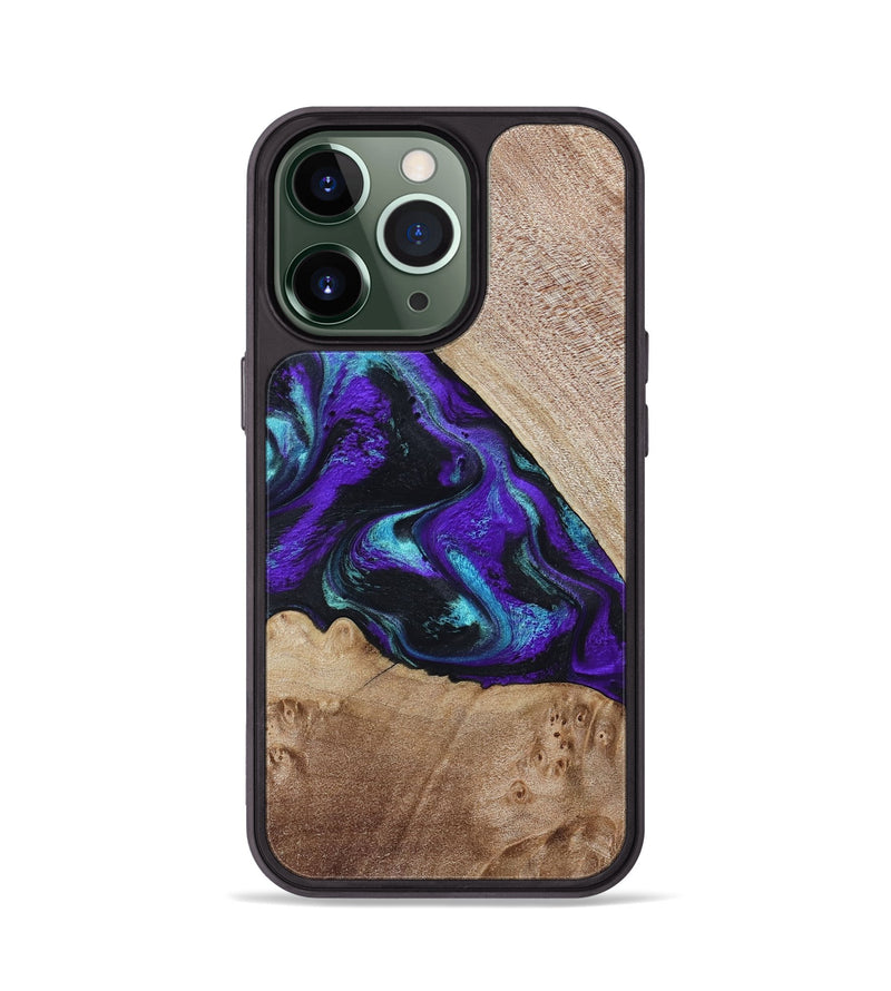 iPhone 13 Pro Wood Phone Case - Grady (Purple, 799218)